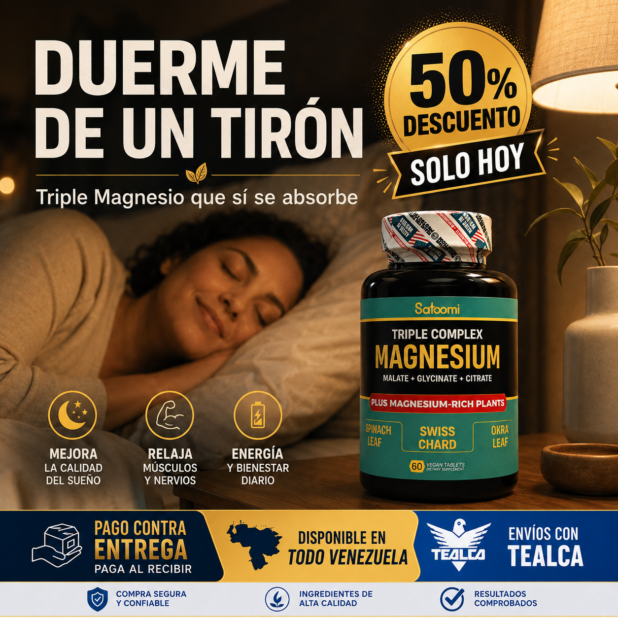 Triple Cloruro de Magnesio – 60 Cápsulas