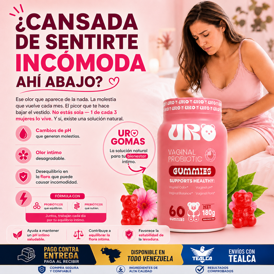 URO Gomitas Vaginales – 60 Gomitas